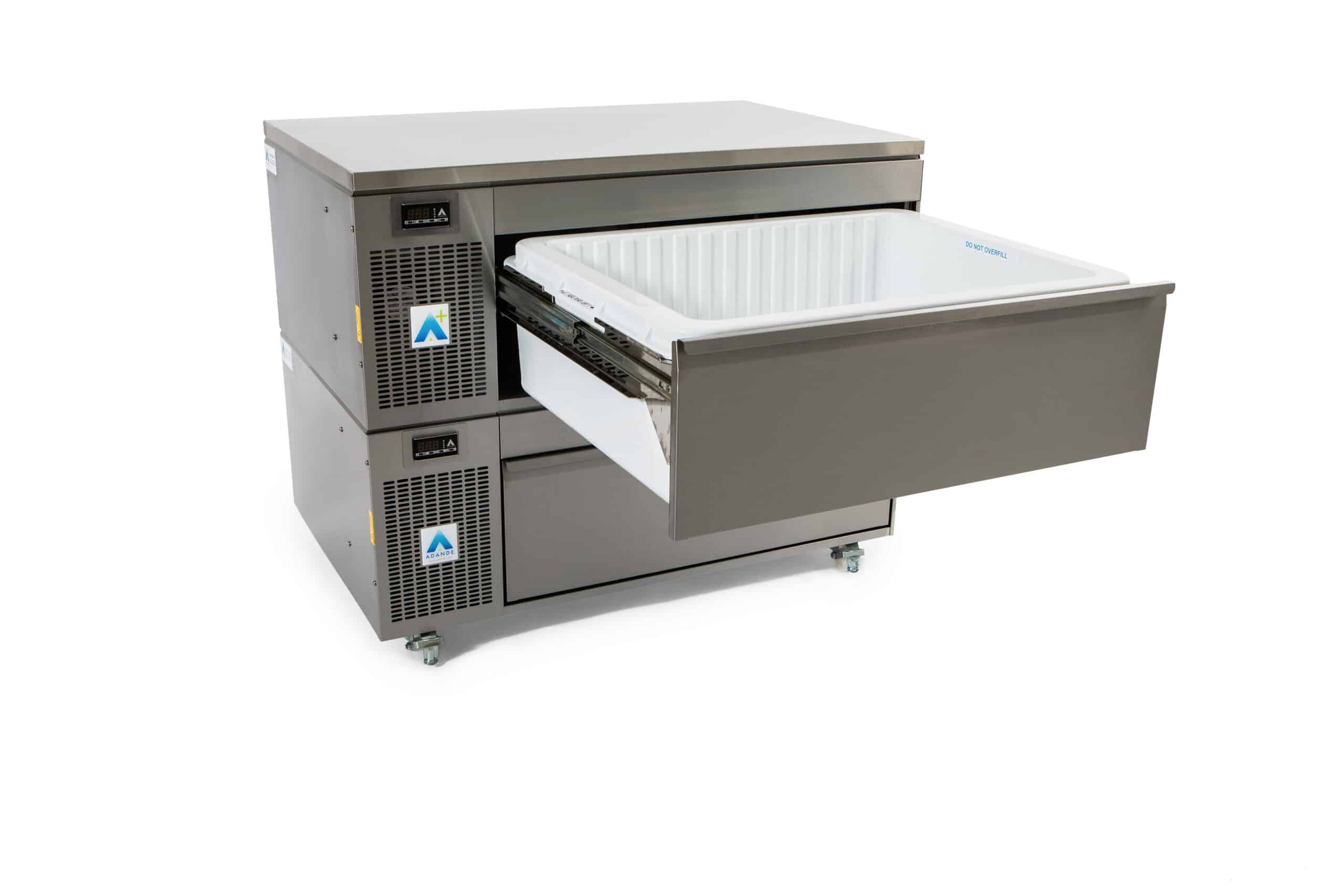 UNDERCOUNTER – AVS2 SERIES – COMBO – TWO DRAWER – SIDE ENGINE – FRIDGE-ONLY ON STANDARD DRAWER