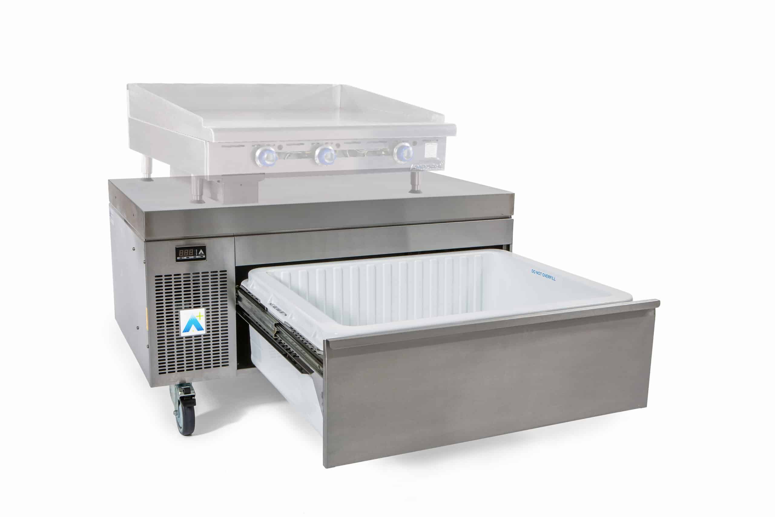 CHEF BASE – HCS SERIES – ONE DRAWER – SIDE ENGINE – HOT COOKLINE – FRIDGE-ONLY