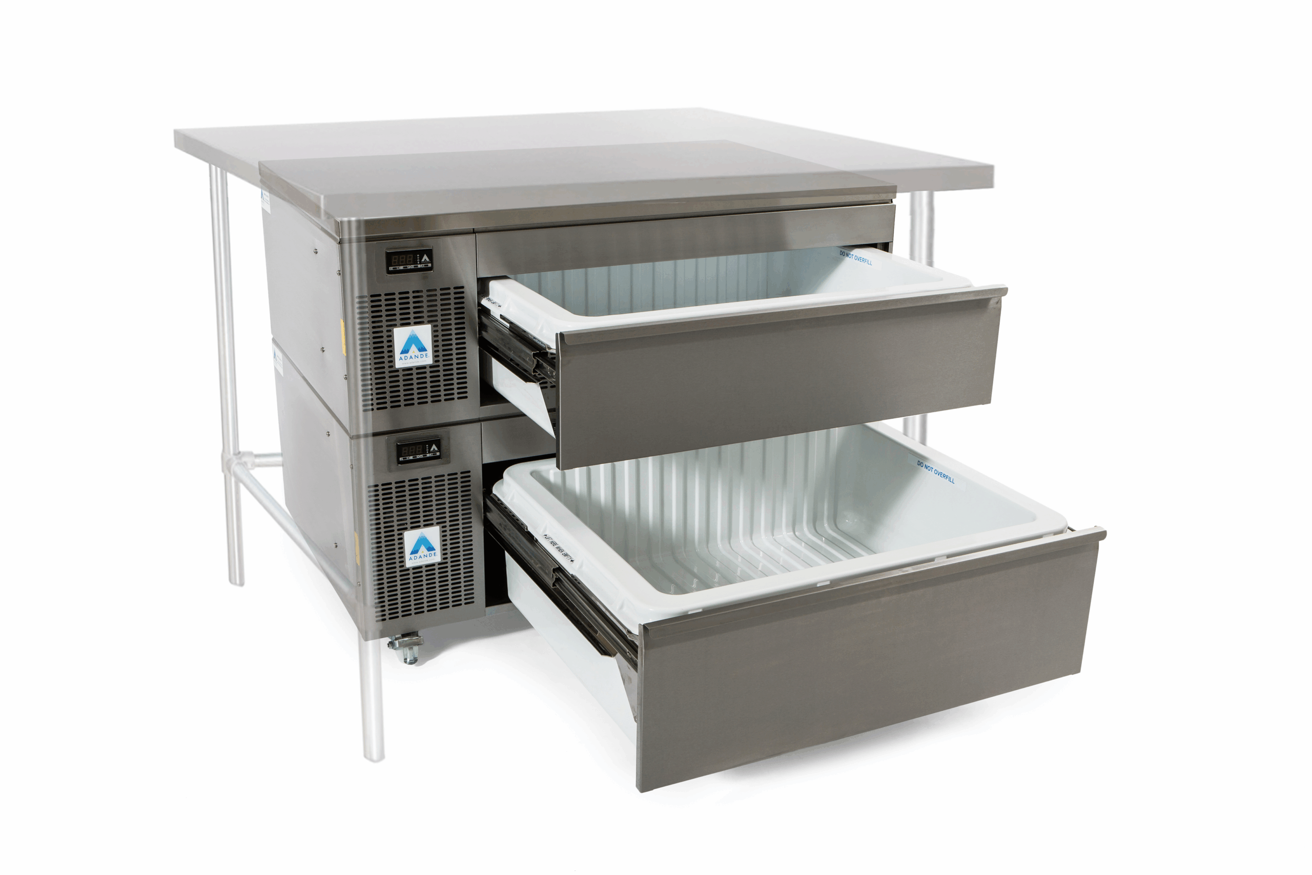 UNDERCOUNTER – SVS2 SERIES – COMBO – TWO DRAWER – SIDE ENGINE – SHALLOW ON STANDARD