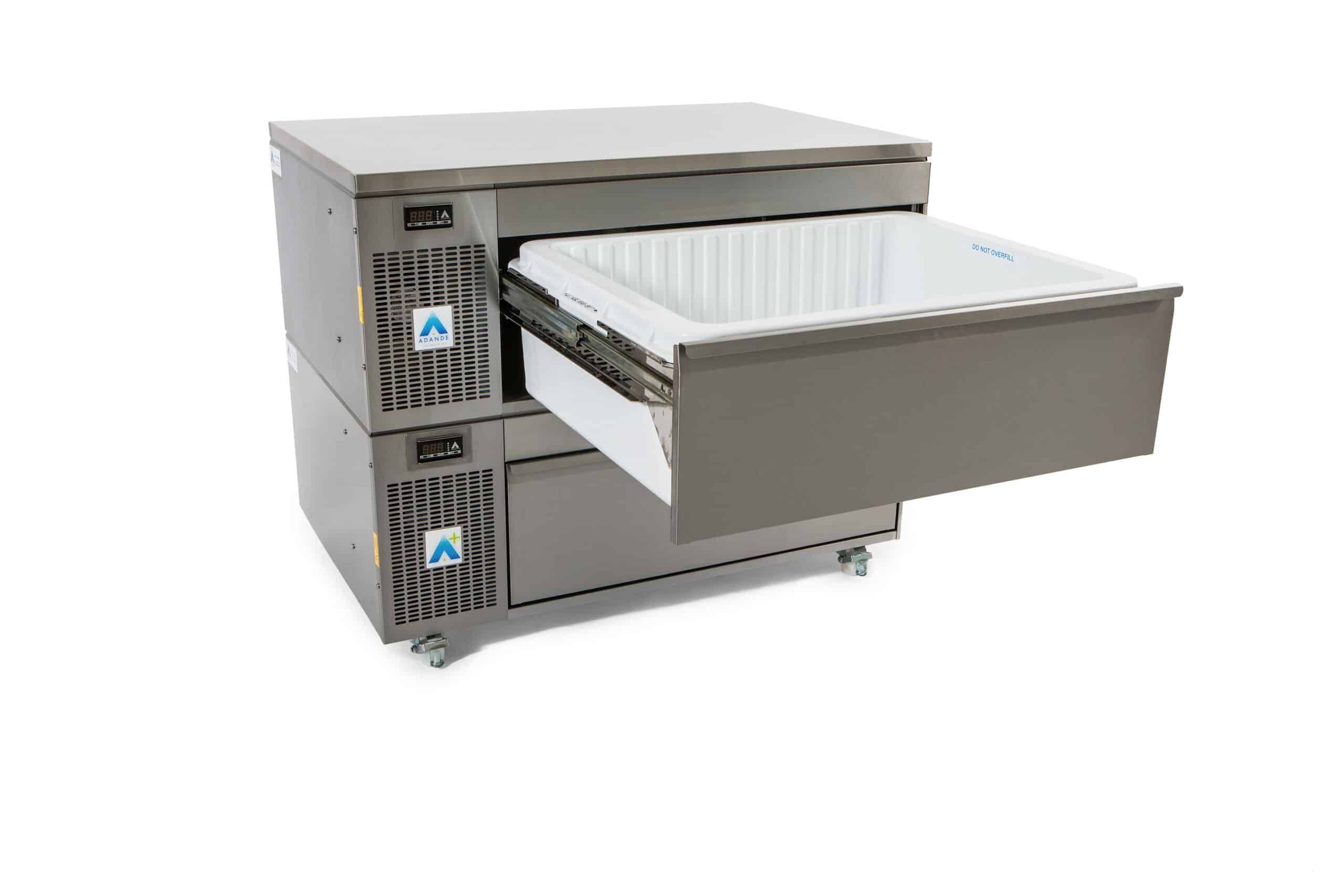 PREP COUNTER – COMBO – TWO DRAWER – VAS2 SERIES – STANDARD ON FRIDGE-ONLY