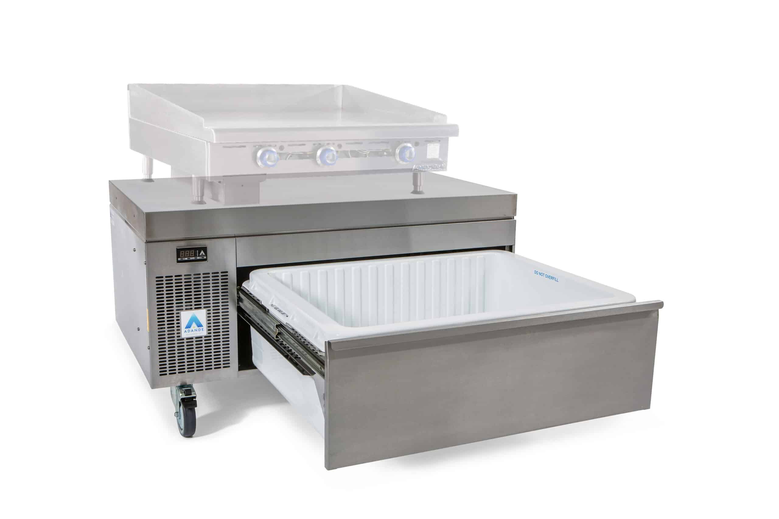 CHEF BASE – VCS SERIES – ONE DRAWER – SIDE ENGINE – HOT COOKLINE