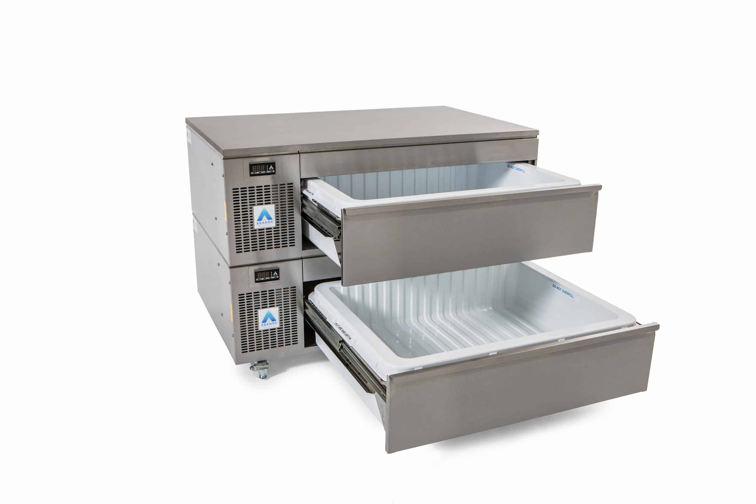 PREP COUNTER – SHALLOW – TWO DRAWER – VLS SERIES