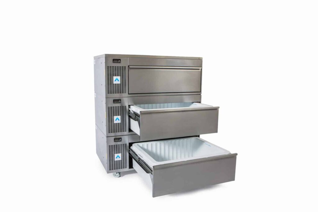 BULK STORAGE &ndash; THREE DRAWER &ndash; SIDE ENGINE &ndash; VCS3 SERIES