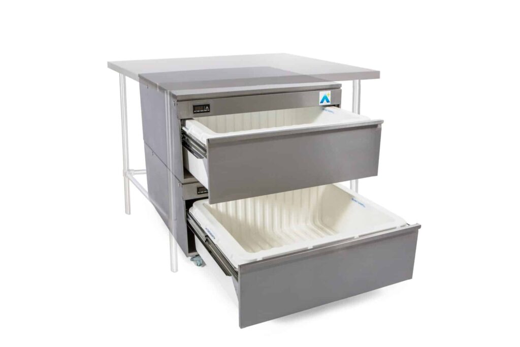 UNDER-COUNTER &ndash; FRIDGE ONLY &ndash; TWO DRAWER &ndash; REAR ENGINE &ndash; HCR2 SERIES