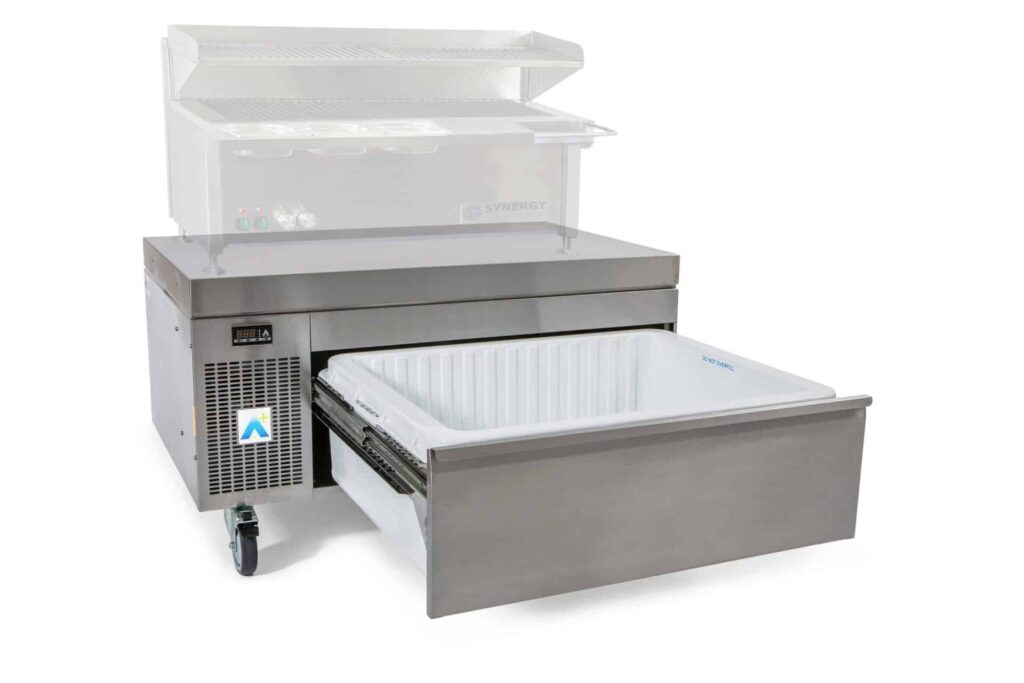 CHEF BASE &ndash; FRIDGE ONLY &ndash; HOT COOKLINE &ndash; SIDE ENGINE &ndash; HCS1 SERIES