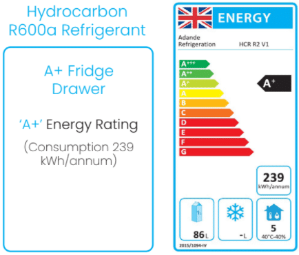 CHEF BASE &ndash; FRIDGE ONLY &ndash; HOT COOKLINE &ndash; REAR ENGINE &ndash; HCR1 SERIES
